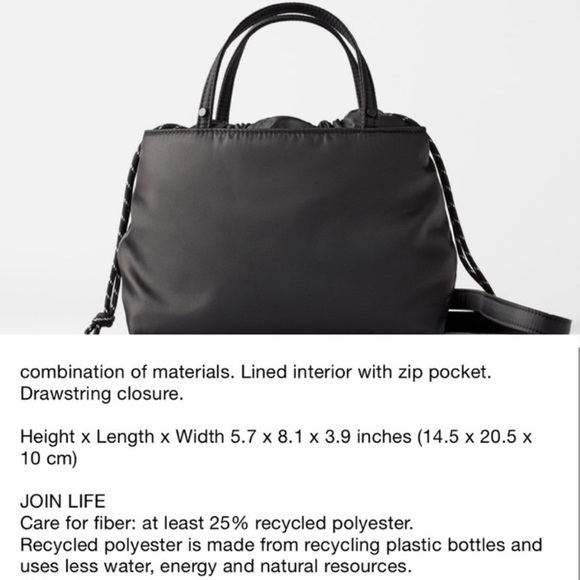 ZARA, Nylon Mini City Crossbody Bag - Picture 12 of 12